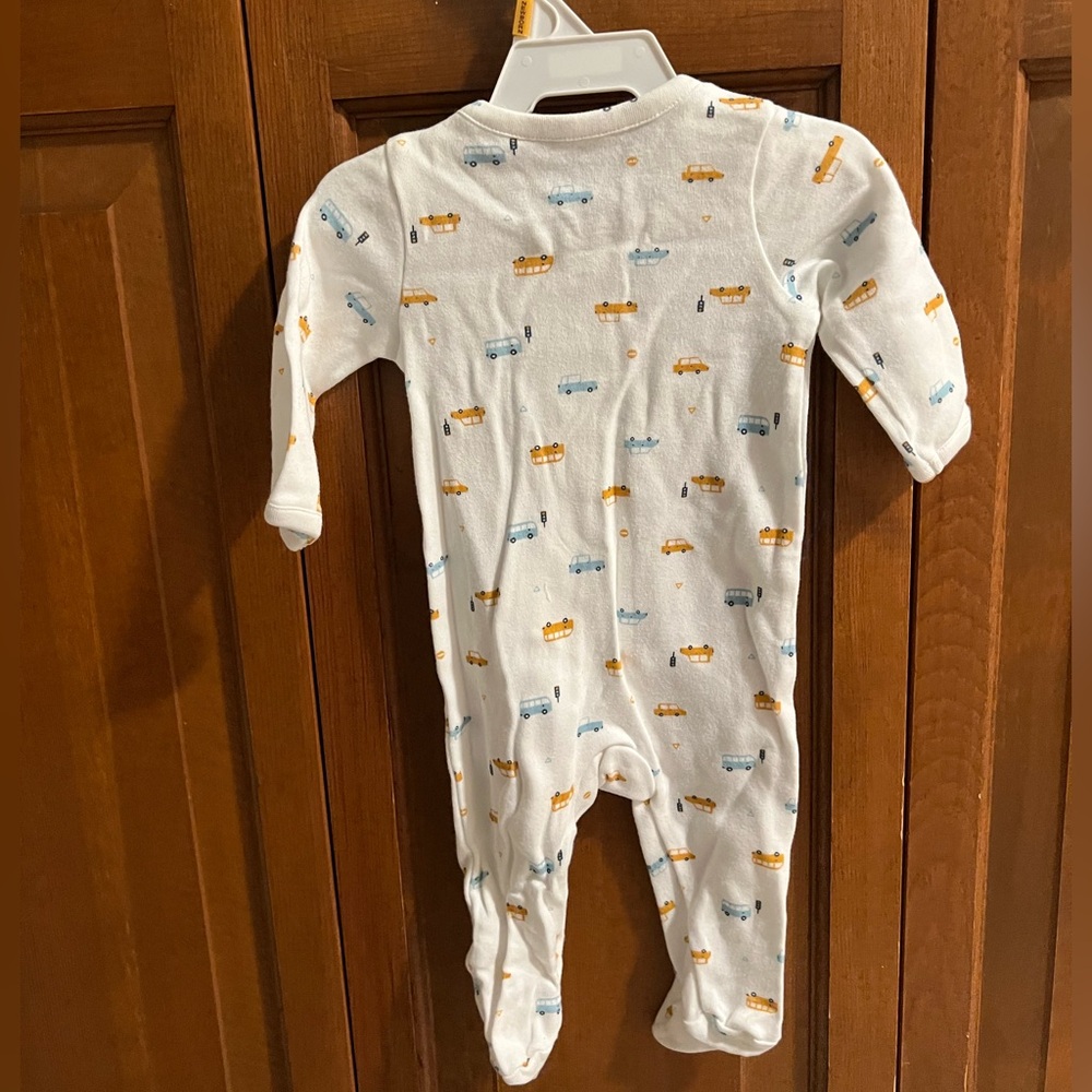 Nordstrom Kids White One Piece with Orange and Blue Accents - Picture 3 of 3
